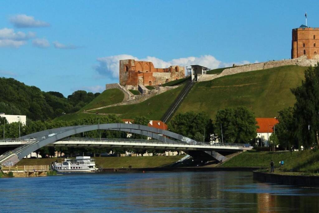 Slucko Central Studio Apartment Near River Vilnius Bagian luar foto